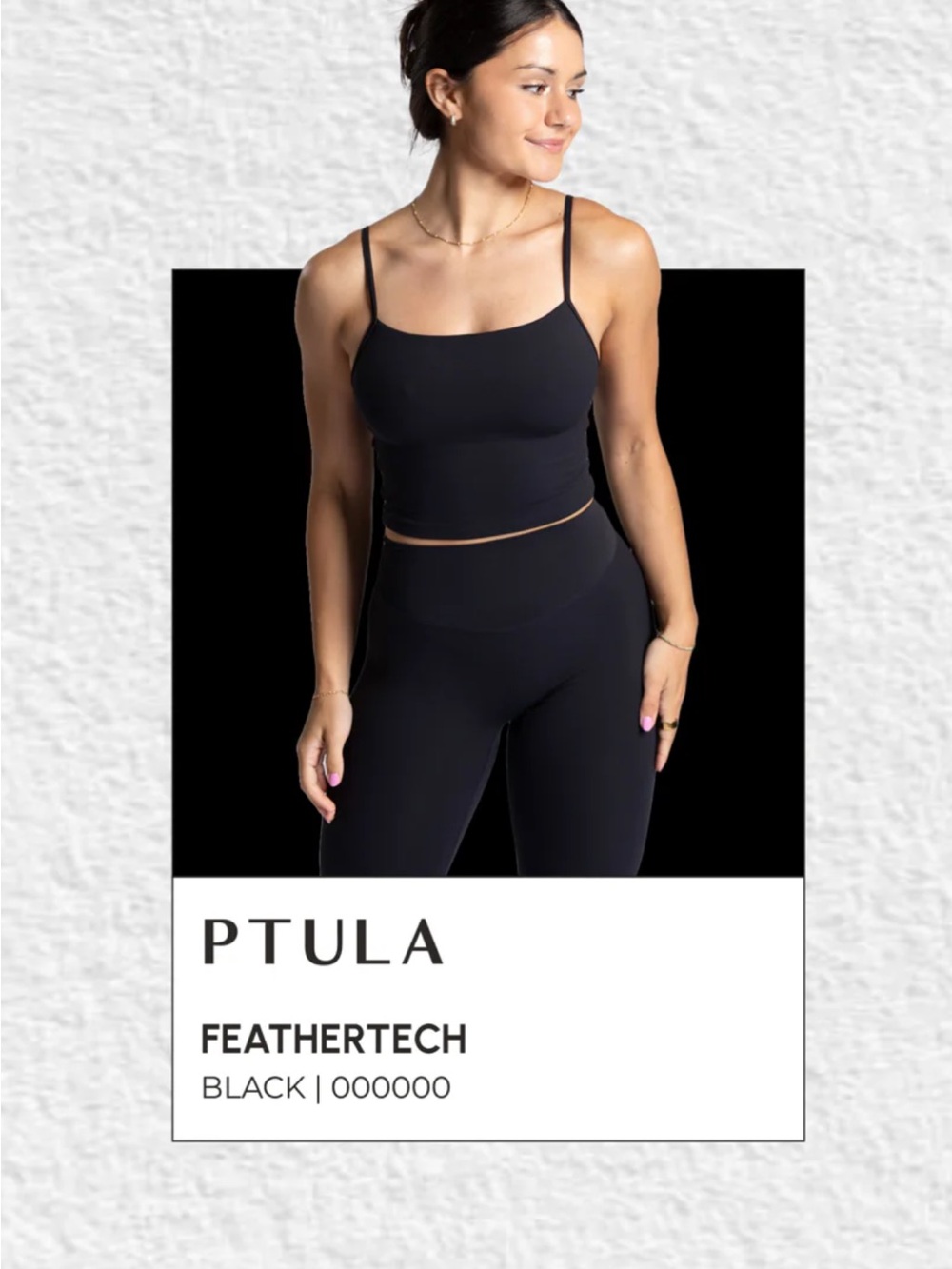 Ptula Feathertech Olive Crop Tank